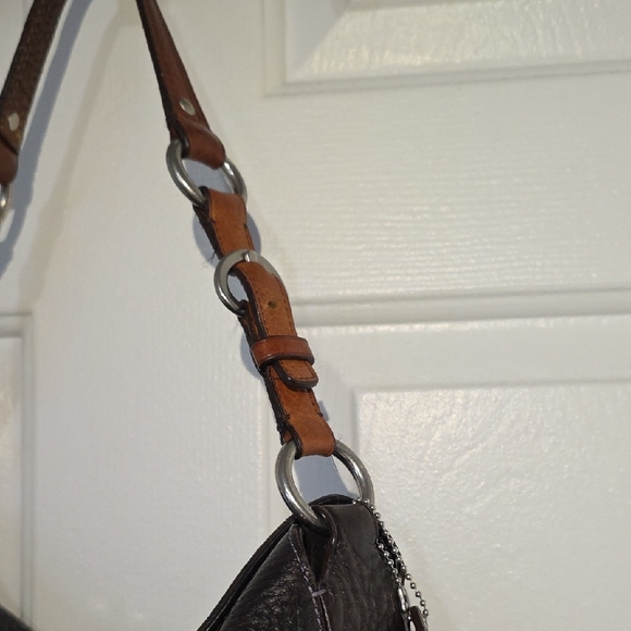 Pre-owned Coach Brown Pebbled Chelse Leather Shoulder Bag - Picture 5 of 14